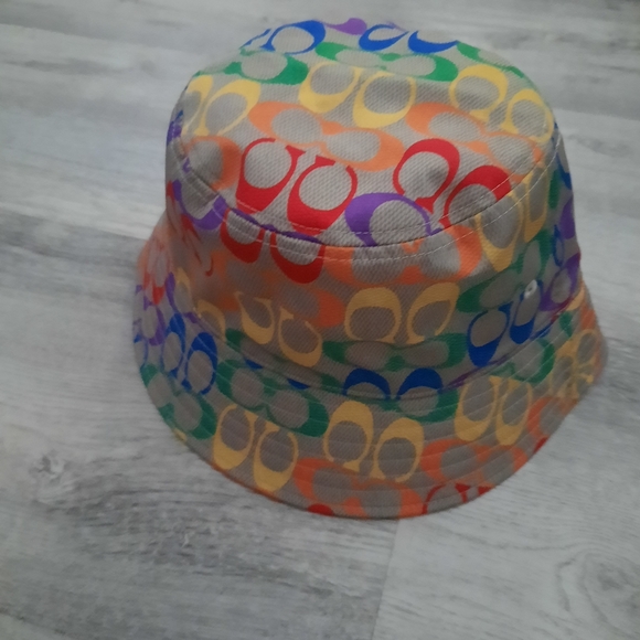 Coach Rainbow Signature Bucket Hat - Picture 3 of 8